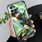 Genshin Impact Anime Telefono Dėklas Samsung A52S A21S A33 A23 A13 A14 A32 A52 A53 A54 A51 A71 M51 A51 4G