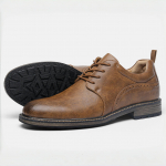 Dydis 40~46 Laisvalaikio batai Vyrams Mados prekės ženklas Patogūs 2024 Odiniai batai Vyrams #KD7261 41 ruda