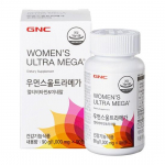 GNC moterų Ultra Mega multivitaminai ir mineralai 90 tablečių, 90 tablečių, 1 vienetas, Korėjos sveikatos maistas