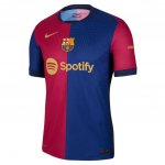 Nike Dri-FIT ADV Barcelona 2024/25 Namų Patchwork Logotipo Spaudinys Apvalus Kaklas Trumpomis Rankovėmis Futbolo Mar&scaron;kinėliai Vyri&scaron;ki Vir&scaron;utiniai Drabužiai Giliai Karali&scaron;kos Mėlynos FN8775-456 XL