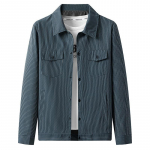 Vyri&scaron;ka striukė Plonas vir&scaron;us Verslo kasdienio stiliaus Slim Fit Jaunuolių atlapai Dryžuota striukė Mada M