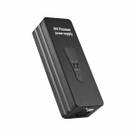 48V/12V fantominis maitinimo &scaron;altinis, skirtas kondensatoriniams mikrofonams Mic Preamp Plug and Play ne&scaron;iojamas juoda