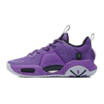 Li Ning All City 9 V1.5 Jaunimo versija Amortizuojantys Neslystantys Atsparūs dėvėjimuisi Žemo profilio Krep&scaron;inio batai Vaikų Krep&scaron;inio batai Violetiniai ABPR033-2 37.5