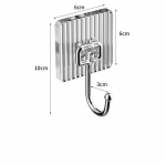 Lipnūs sieniniai kabliukai Akriliniai vonios kabliai, skirti pakabinti vandeniui atsparus lengvas prabangus akrilinis kabliukas, be perforavimo, vonios rank&scaron;luostis, vonios drabužių kabliukas auksas