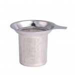 Nerūdijančio plieno arbatos lapų tinklelis Puer Herb Infuser sietelis Filtro virtuvės įrankis sidabras