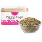 The Indian Chai - PCOD/OS Relief Tea for 50g with Spearmint Tea, Flax Seed, Chasteberry etc, Helps with Acne, Facial Hair Growth