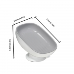 &bdquo;Super Suction Cup&ldquo; muilo indas su nutekamuoju vandeniu vonios kambario muilo laikikliui virtuvės kempinės laikiklis muilo indelis vonios reikmenys