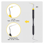 1 vnt Dental Endo Buchanan rankinio ki&scaron;tuko užpildymo instrumentas NITI patarimas #0 #1 #2#3 Endodontiniai odontologo odontologijos įrankiai 1PC 0 juoda/geltona