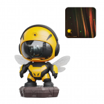 Night Lights Star projektorius Bee Mecha formos projektorius Atmosferos lempa su nuotolinio valdymo pultu BT Version