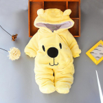 Born Fleece Baby Cute Animal Overalls Winter Boy Girl Cotton Newborn Toddler Clothes Infant Warm Footies One Piece 59