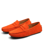 Mada Mada Vyri&scaron;ki Batai Rankų Darbo Natūrali Oda Vyri&scaron;ki Mokasinai Slip-on Vyri&scaron;ki Mink&scaron;ti Patogūs Laisvalaikio Batai Didelis Dydis 48 42 oranžinė