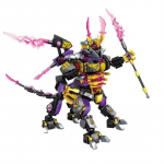 Suderinami rinkiniai &bdquo;Ninja&ldquo; serijos statybiniai blokai &bdquo;Crystal King Mecha&ldquo; vaikų žaislai, dovana