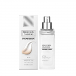 Spalvą keičiantis makiažo pagrindas Perfect Color Changing Foundation makiažo pagrindas drėkinamasis skystas makiažo pagrindas moterims merginoms, neriebus, nepaliekantis žymių 30 ml One Size balta