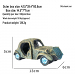 Akvariumo automobilio nuolaužų apdaila: Žuvies ir krevečių slėptuvės ornamentas Old Beetle