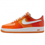 Nike Air Force 1 07 LV8 Saugos Oranžinės Lakuotos Vyri&scaron;kos Sportinės Basutės Oranžinės Baltos HV9405-800 42