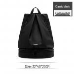 Vandeniui atsparus kūno rengybos krep&scaron;ys su &scaron;lapio ir sauso atskyrimu, unisex plaukimo ir paplūdimio kuprinė, mažas ne&scaron;iojamos sporto įrangos krep&scaron;ys. null