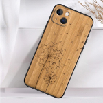 Natūralaus bambuko medienos ra&scaron;to telefono dėklas, skirtas &bdquo;iPhone 16 15 14 12 11 13 Pro Max 7 8 Plus X XR XS Max 13 12 Mini&ldquo; dėklui iPhone 13 Pro