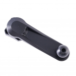 17 mm rutulinės galvutės laikiklio prailginimo strypas iki 17 mm apvalaus negyvosios zonos telefono laikikliui, plan&scaron;etinio kompiuterio stovui, automobilio oro i&scaron;leidimo angai, GPS, DV prietaisui, tvirtinamam prie prietaisų skydelio, 2025 naujiena juoda