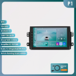Ossuret Carplay 4G 9'' 6G+128G 2din Android automobilio radijas Suzuki SX4 2006-2013 Fiat Sedici 2005-2014 multimedia vaizdo grotuvui I&scaron;manusis ekranas RDS P1 4Core 1G 32G