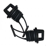 2Pcs Boat Drain Plugs Yachts Accessory Easy to Install Standard Size Replacement Spare Parts Wear
