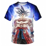 Anime Dragon Ball Son Goku 3D spausdinti vaikų mar&scaron;kinėliai Vasaros mados laisvalaikio mar&scaron;kinėliai berniukui mergaitei Unisex vaiki&scaron;ki drabužiai mar&scaron;kinėlių vir&scaron;ūnės XL