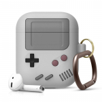 Silikoninio dangtelio dėklo ausinių dangtelis, skirtas &bdquo;AirPods 1/2 Pro Case Cover&ldquo; klasikinis žaidimų grotuvo dizainas AirPods Pro rožinė