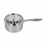 Puodas 304 nerūdijančio plieno neslystantis daugiafunkcis sutir&scaron;tintas pieno puodas su dangčiu virtuvei rožinio aukso spalvos