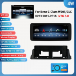 Hizpo Android 14 a&scaron;tuonių branduolių i&scaron;maniosios automobilio sistemos palaiko Carplay Android Auto Mercedes Benz C-Class W205/GLC X253 2015-2018 NTG 5.0 i&scaron;manųjį ekraną 4W 4G 32G
