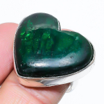 Green Labradorite Handmade 925 Sterling Silver Gift Ring Size 10 d0f64