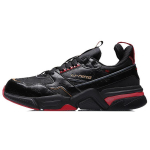 Li Ning 001 Qicheng Cny Amortizuojantys, atsparūs dilimui, neslidūs, kvėpuojantys žemo profilio bėgimo batai vyrams sportbačiai Juodi Raudoni AGCR025-2 40⅓