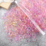 1000/2000 vnt. vaiki&scaron;kų elastinių gumelių, mažų scrunchie plaukų gumelių vaikams, kūdikiams, galvos juostų, uodegos laikiklių, plaukų aksesuarų, dovana 1000PCS