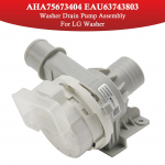 AHA75673404 EAU63743803 Skalbimo ma&scaron;inos drenažo siurblio mazgas pakeičia LG skalbimo ma&scaron;iną