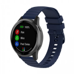 18mm Silikoninis I&scaron;maniojo Laikrodžio Dirželis Garmin Vivoactive 3S 4S Dirželis Venu 2S Vivomove 3S Forerunner 255S Active S Apyrankė CHINA&18mm tamsiai mėlyna spalva