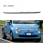Pora priekinio buferio vir&scaron;utinių grotelių apdailos juostų, skirtų Fiat 500 2007-2015