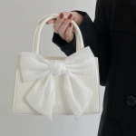 Rankinė Auk&scaron;tos kokybės mažas kvadratinis krep&scaron;ys Naujas Sweet Girl Vieno peties Įstrižas Krep&scaron;ys Bow Commuter Bag one size