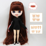 ICY DBS Blyth lėlė &Scaron;arnyrinis kūnas 30CM BJD Drabužiai Batai Rankų rinkinys Madingos lėlės mergaitės dovana full set with hands