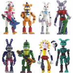 Figūrėlės Penkios naktys pas Fredį FNAF Five Nights at Freddy's animatronikai žaislų rinkinys 8 cm 13-15cm 13 įvairiaspalvis
