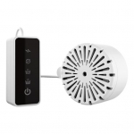 Vaisių Daržovių Plautuvas Ultragarsinis Valytuvas IPX7 Vandeniui Atsparus Ne&scaron;iojamas Baterijomis Maitinamas Belaidis Vaisių Daržovių Valymo Prietaisas balta