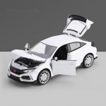 Nauja 1:24 &bdquo;Honda Civic TYPE-R&ldquo; lydinio automobilio modelis, liejamas automobilis, metalinis sportinis automobilio modelis, garso ir &scaron;viesos kolekcija, papuo&scaron;alai, vaiki&scaron;ki žaislai, dovana balta