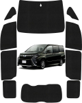 Loveyes Toyota Voxy Noah Saulės Skydelis Pilnas Komplektas 80 Serija Pilnas Komplektas Saulės Skydelis juoda