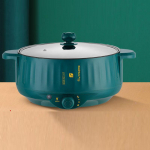 Daugiafunkcinė buitinė elektrinė keptuvė elektrinis puodas Mini elektrinė keptuvė Mažas elektrinis puodas