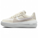 Nike Air Force 1 PLT.AF.ORM &Scaron;viesiai dramblio kaulo (Moteri&scaron;kos) Moteri&scaron;ki sportbačiai Light-Orewood-Brown White Summit-White DJ9946-107 37.5