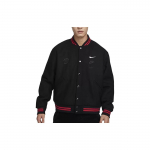 Nike Laisvalaikio ilgomis rankovėmis striukė vyrams vir&scaron;utiniai drabužiai juoda FZ6372-010 L