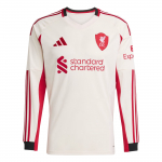 Adidas Aeroready Liverpool FC 25/26 i&scaron;vykos mar&scaron;kinėliai, drėgmę sugeriantys, V formos i&scaron;kirptė, aptemptas, ilgomis rankovėmis, futbolo mar&scaron;kinėliai, vyrams, mar&scaron;kinėliai JV6448 2XL