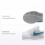 Nike Run Swift 3 Neslystantis Kvėpuojantis Lengvas Audinys Smūgio Absorbcija Patvarūs Žemi Bėgimo Bateliai Moteri&scaron;kas Sportbačio Baltas DR2698-100 36.5