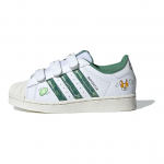 Adidas Originals Superstar Mink&scaron;ti Patogūs Patvarūs Žemi Vaikų Riedlenčių Batai Vaikų Sportbačiai Balti IH3496 31