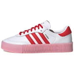 Adidas Originals Sambarose Sintetinės odos Patvarūs žemi sportbačiai Moteri&scaron;ki sportbačiai Balti Raudoni FX6269 36