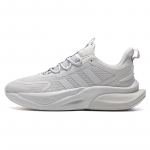 Adidas Alphabounce+ Patogūs Smūgius Sugeriantys Patvarūs Kvėpuojantys Vidutinio Auk&scaron;čio Bėgimo Bateliai Vyrams Bėgimo Bateliai Balti IE9766 41⅓