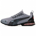 Puma Voltaic Evo Tinklelio Audinys Sintetinė Oda Amortizacija Kvėpuojantis Žemas Aulas Laisvalaikio Bėgimo Batai Unisex Sportbačiai Pilka Juoda Raudona 379602-02 37.5