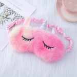 Pliu&scaron;inis akių lopas, skirtas miegoti akims, skirtas poilsiui. Mink&scaron;ta miego kaukė Akių kaukės Mieli blizgantys vienaragio akių dangteliai as the picture